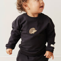 Organic Cotton Damien Sweatshirt - Constellation Hedgehog Childrens Top from Jamie Kay Australia