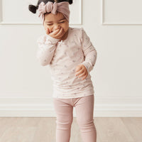 Organic Cotton Long Sleeve Top - Meredith Violet Childrens Top from Jamie Kay Australia