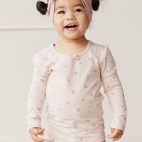 Organic Cotton Long Sleeve Top - Meredith Violet Childrens Top from Jamie Kay Australia