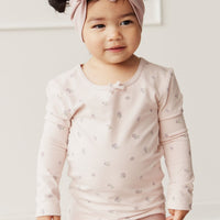 Organic Cotton Long Sleeve Top - Meredith Violet Childrens Top from Jamie Kay Australia