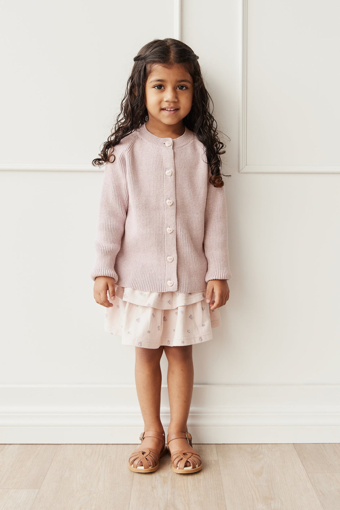 Organic Cotton Ruby Skirt - Meredith Violet Childrens Skirt from Jamie Kay Australia