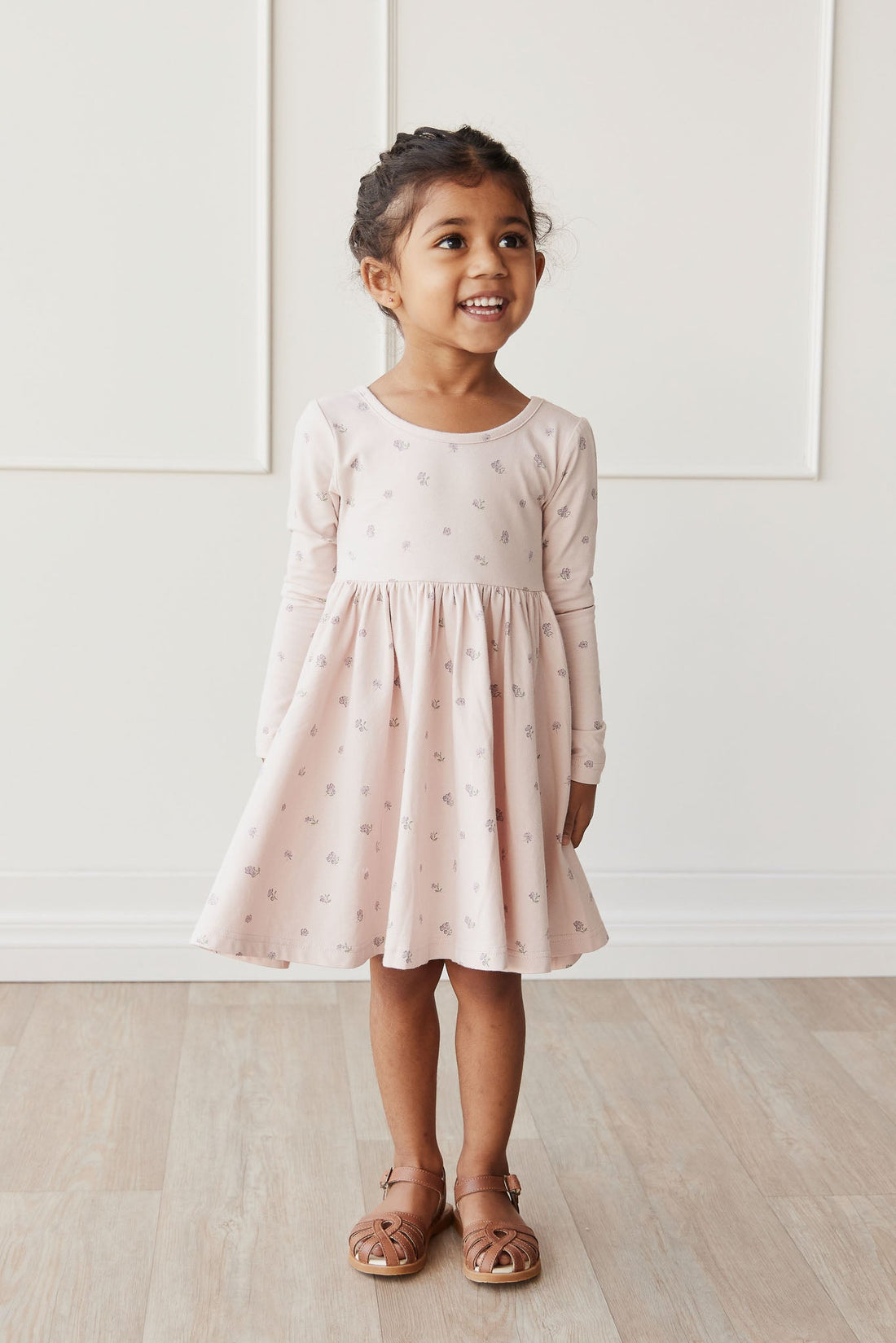 Organic Cotton Tallulah Dress - Meredith Violet Childrens Dress from Jamie Kay Australia