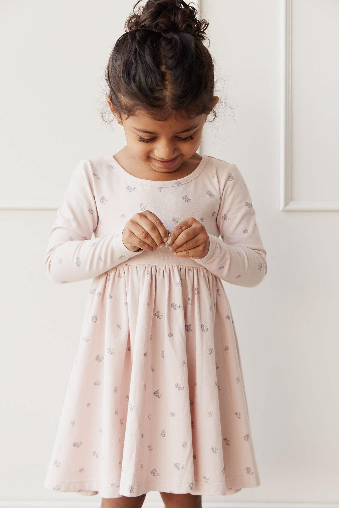 Organic Cotton Tallulah Dress - Meredith Violet Childrens Dress from Jamie Kay Australia