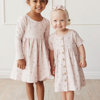 Organic Cotton Tallulah Dress - Meredith Violet Childrens Dress from Jamie Kay Australia