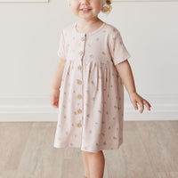 Organic Cotton Lola Dress - Meredith Violet Childrens Dress from Jamie Kay Australia