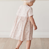 Organic Cotton Lola Dress - Meredith Violet Childrens Dress from Jamie Kay Australia