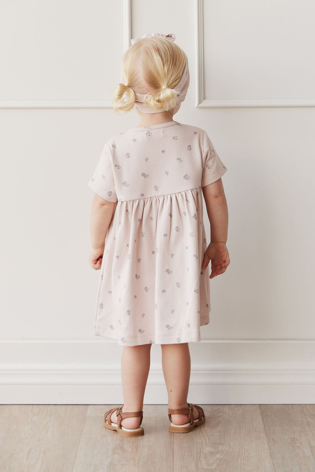 Organic Cotton Lola Dress - Meredith Violet Childrens Dress from Jamie Kay Australia