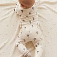 Organic Cotton Everyday Legging - Montgolfiere Cloud Childrens Legging from Jamie Kay Australia