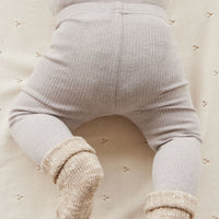 Organic Cotton Modal Everyday Legging - Icicle Marle Childrens Legging from Jamie Kay Australia