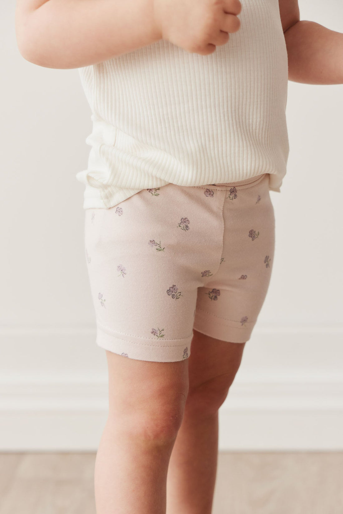 Organic Cotton Everyday Bike Short - Meredith Violet Childrens Short from Jamie Kay Australia