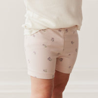 Organic Cotton Everyday Bike Short - Meredith Violet Childrens Short from Jamie Kay Australia