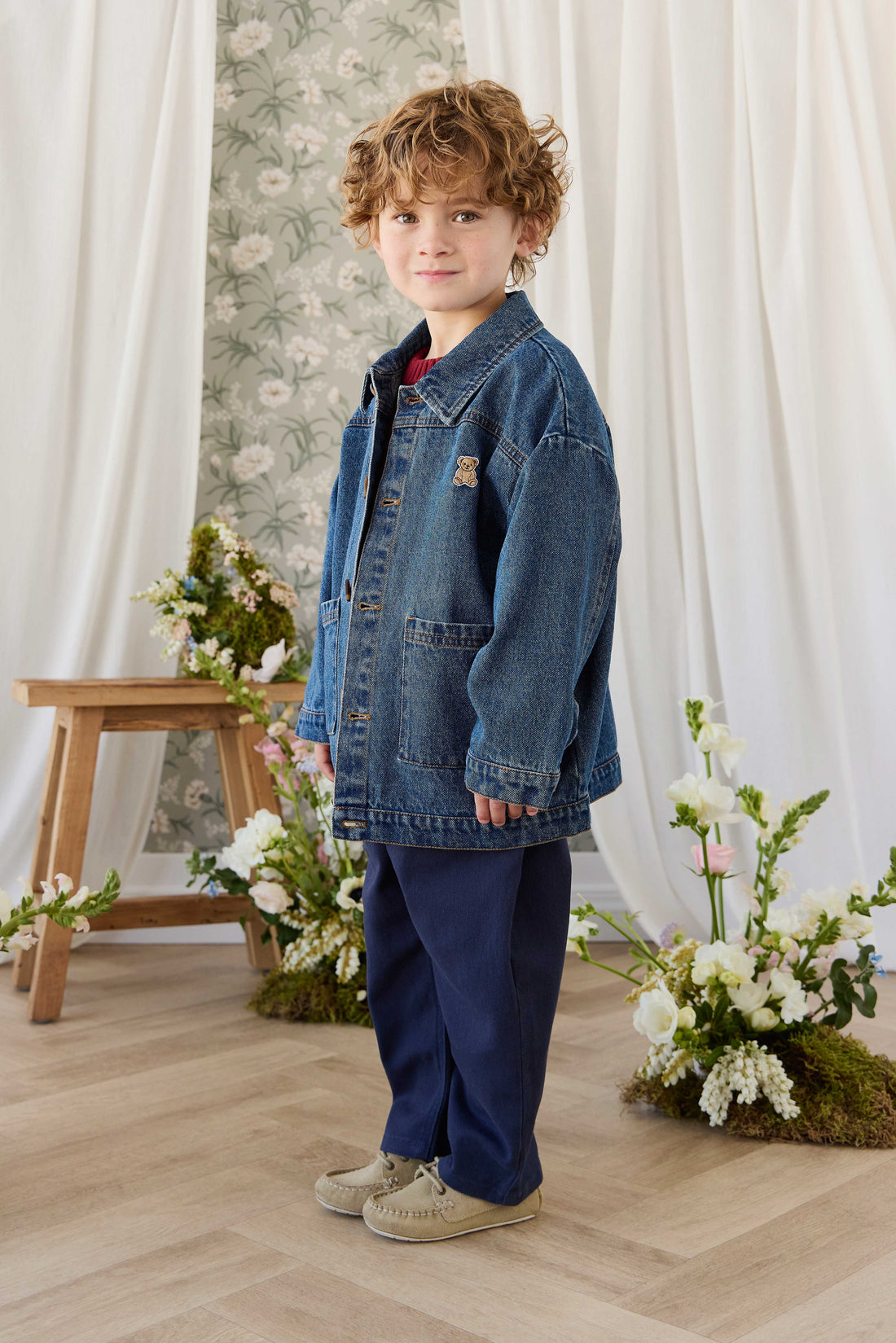 Lennox Denim Jacket - Classic Denim Childrens Jacket from Jamie Kay Australia