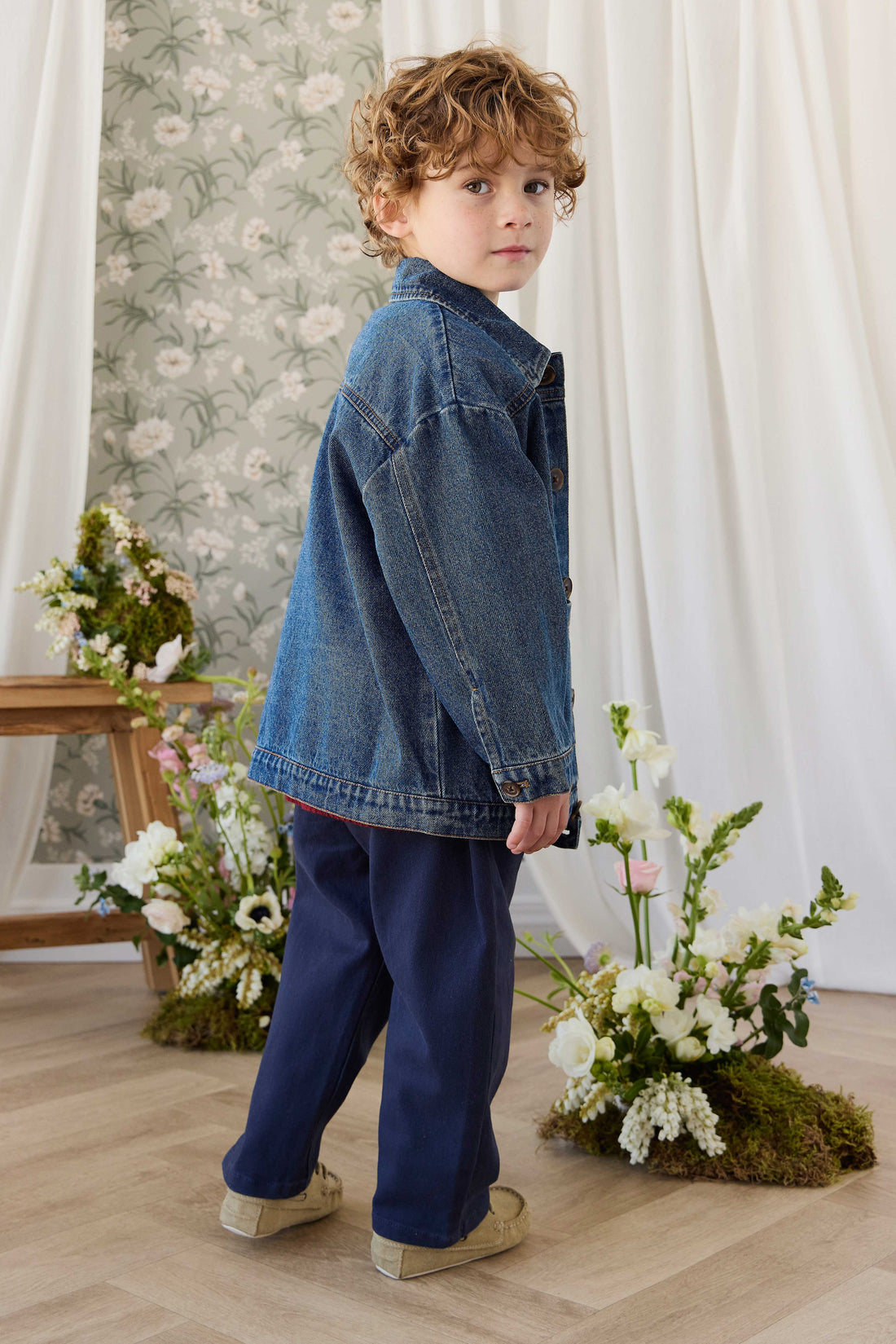 Lennox Denim Jacket - Classic Denim Childrens Jacket from Jamie Kay Australia