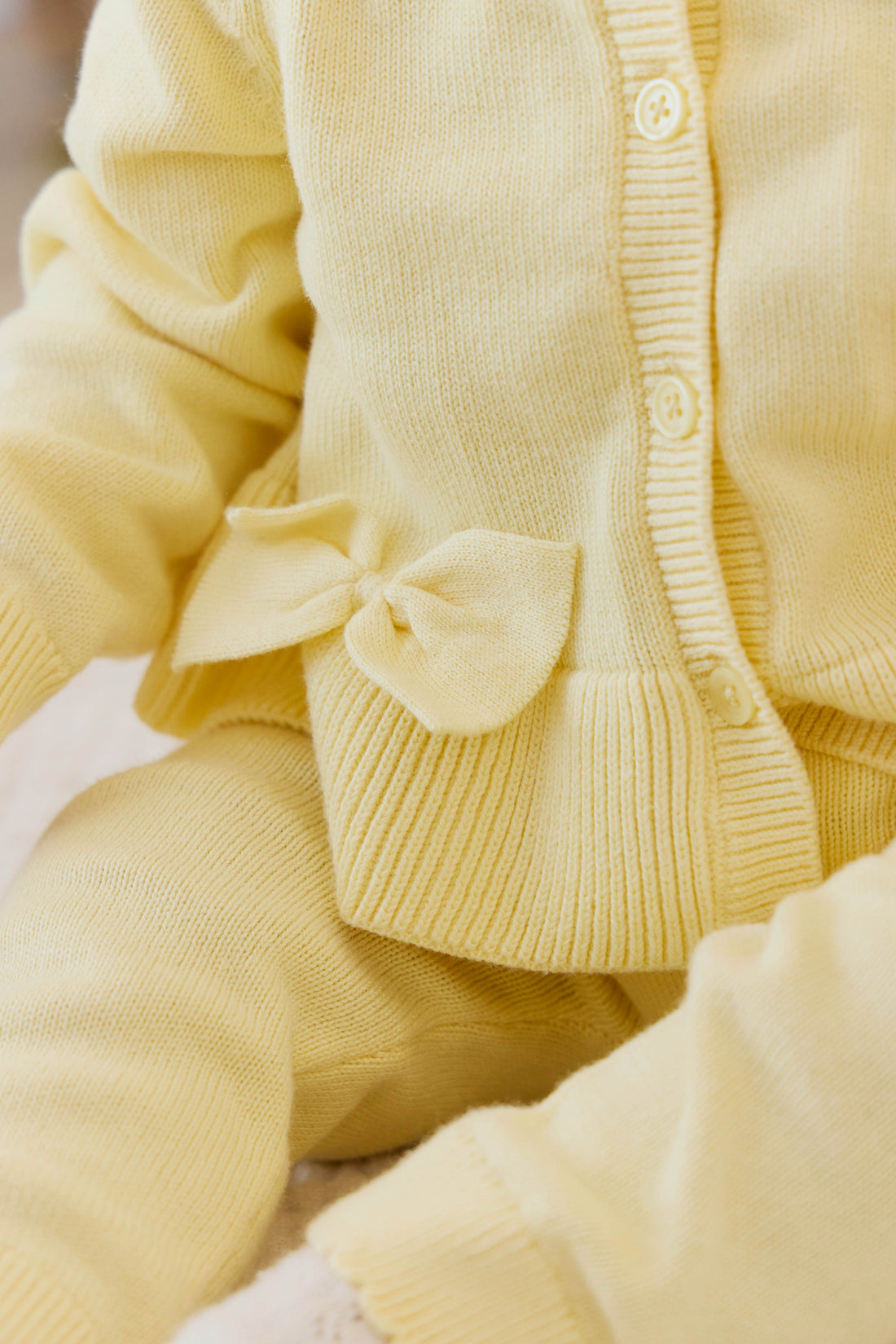 Lyla Knitted Cardigan - Lemonade Childrens Cardigan from Jamie Kay Australia