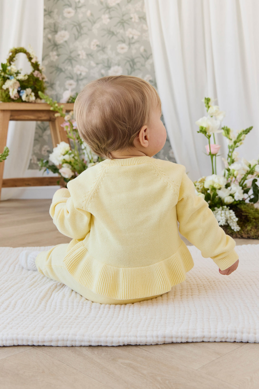 Lyla Knitted Cardigan - Lemonade Childrens Cardigan from Jamie Kay Australia