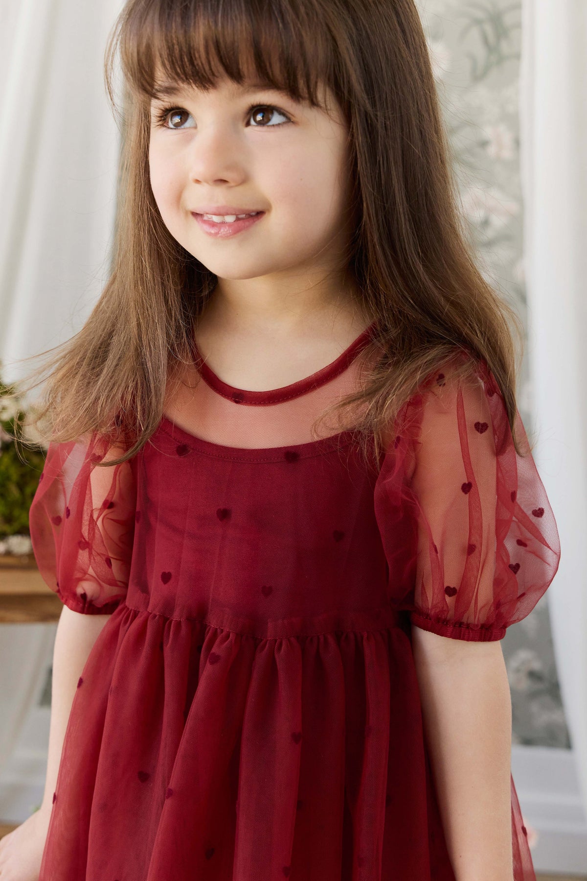 Zoella Tulle Dress - Mon Amour Cherry Childrens Dress from Jamie Kay Australia