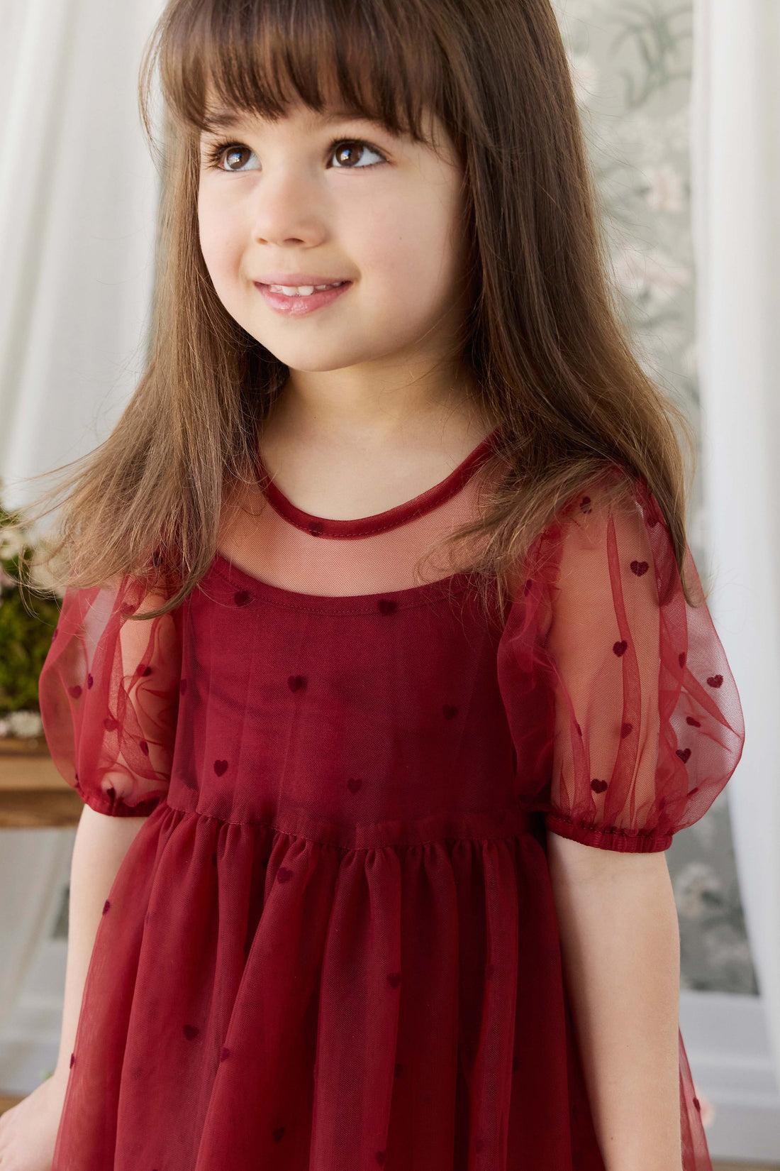 Zoella Tulle Dress - Mon Amour Cherry Childrens Dress from Jamie Kay Australia