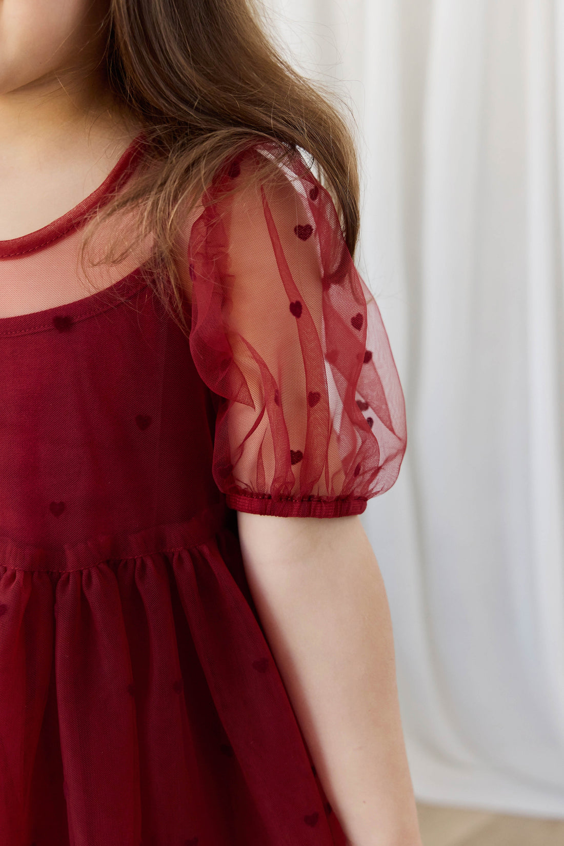 Zoella Tulle Dress - Mon Amour Cherry Childrens Dress from Jamie Kay Australia