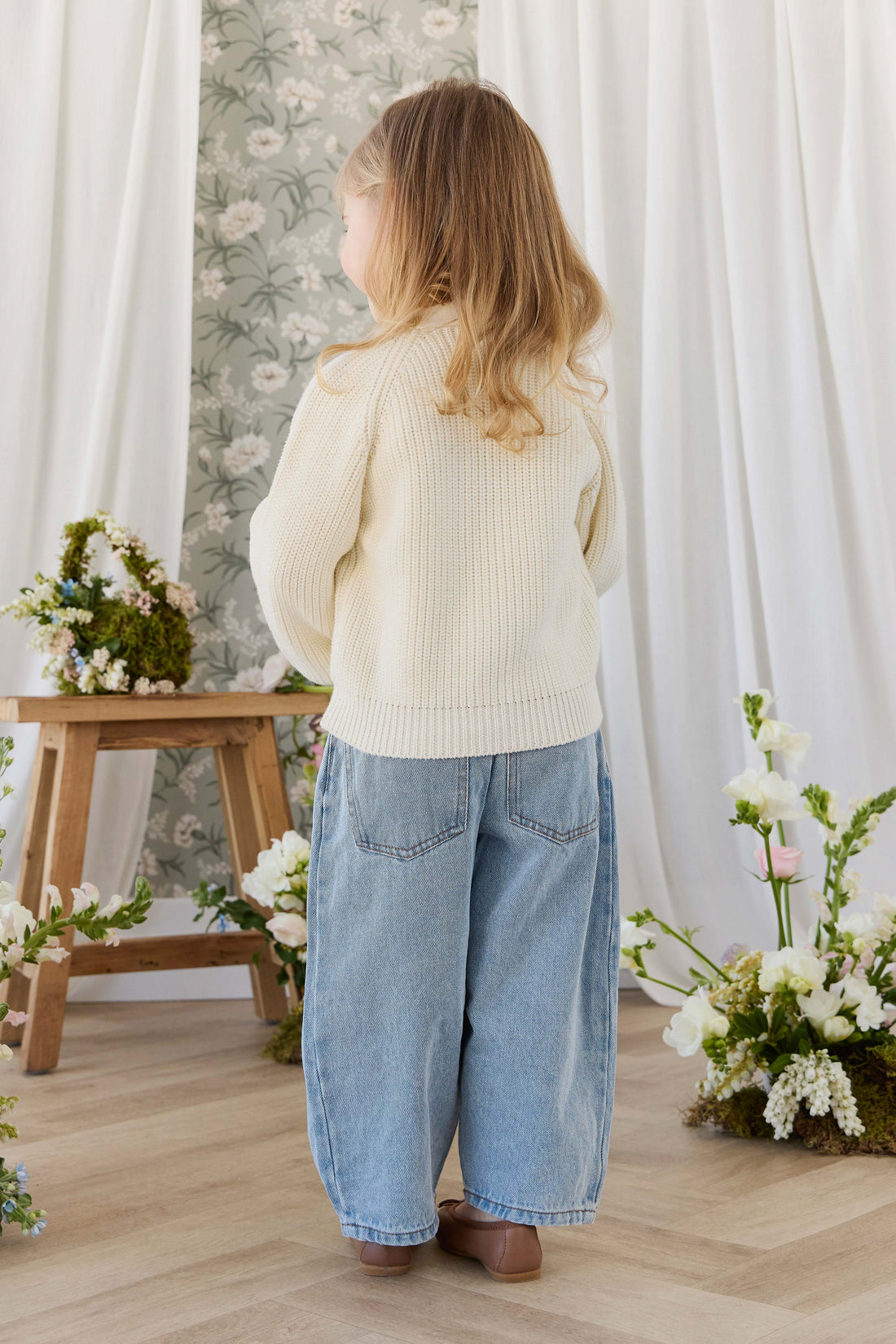 Paloma Cardigan - Snow Drop Childrens Cardigan from Jamie Kay Australia