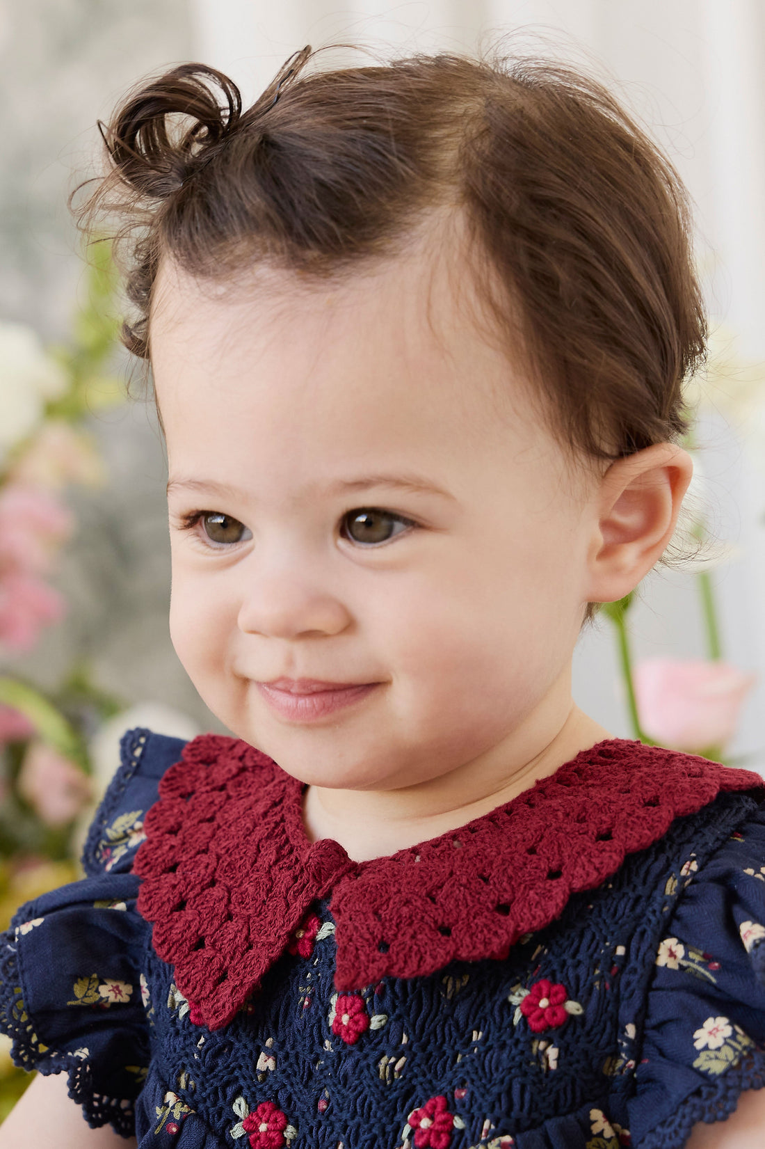 Organic Cotton Wanda Playsuit - Elsa Navy Childrens Playsuit from Jamie Kay Australia