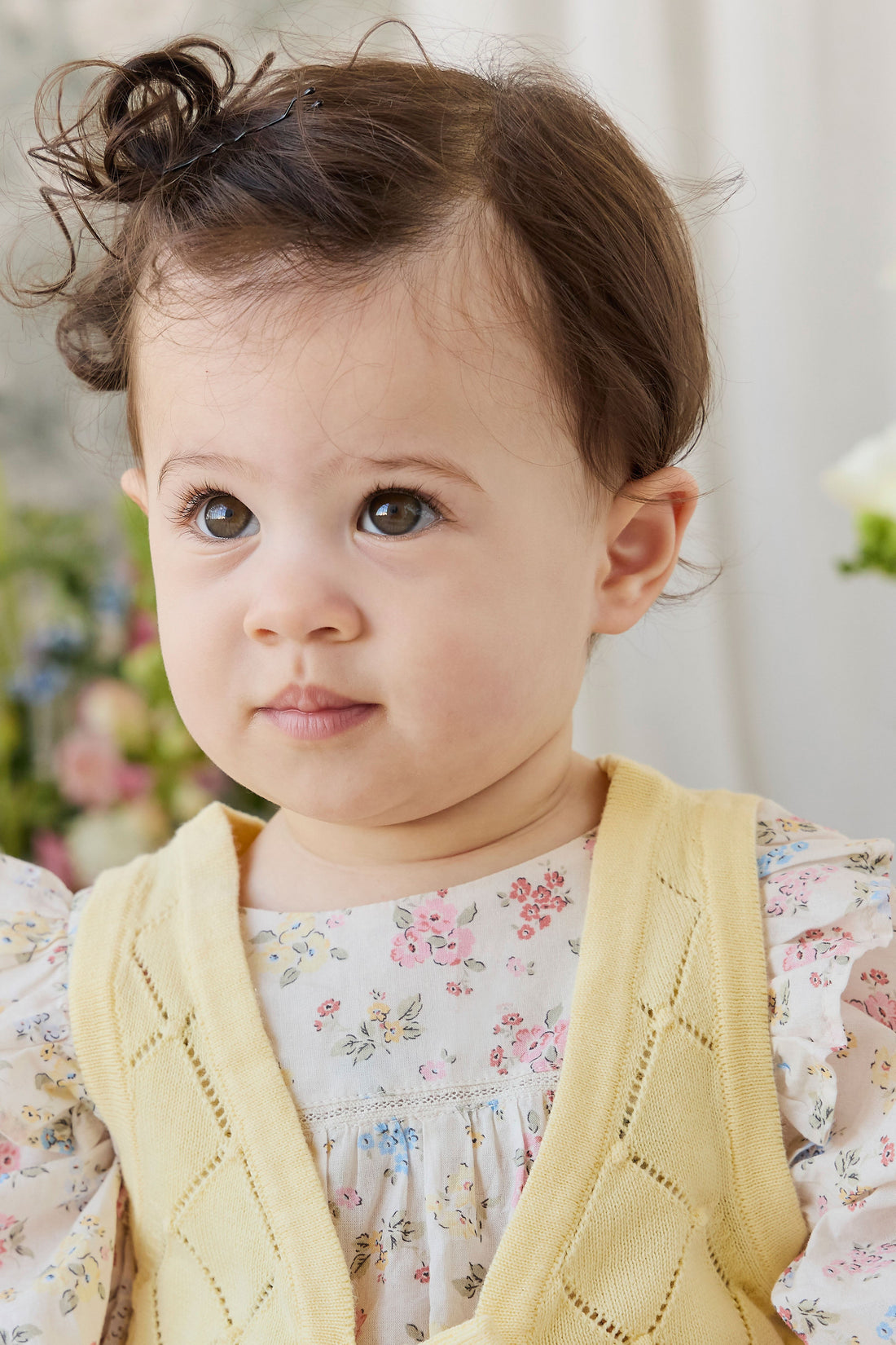 Organic Cotton Kaianna Playsuit - Morgan Vanilla Childrens Playsuit from Jamie Kay Australia
