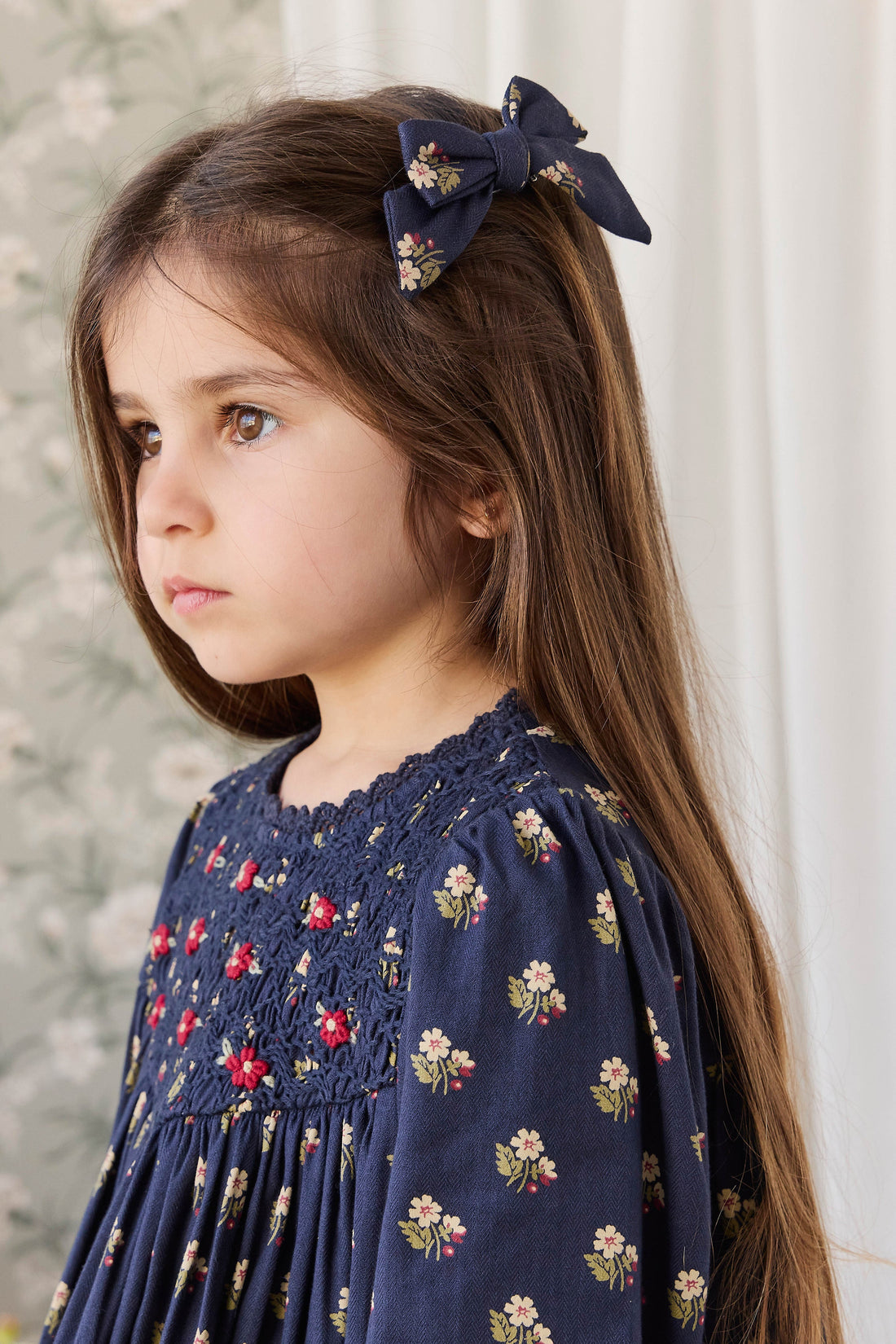 Organic Cotton Jovie Dress - Elsa Navy Childrens Dress from Jamie Kay Australia