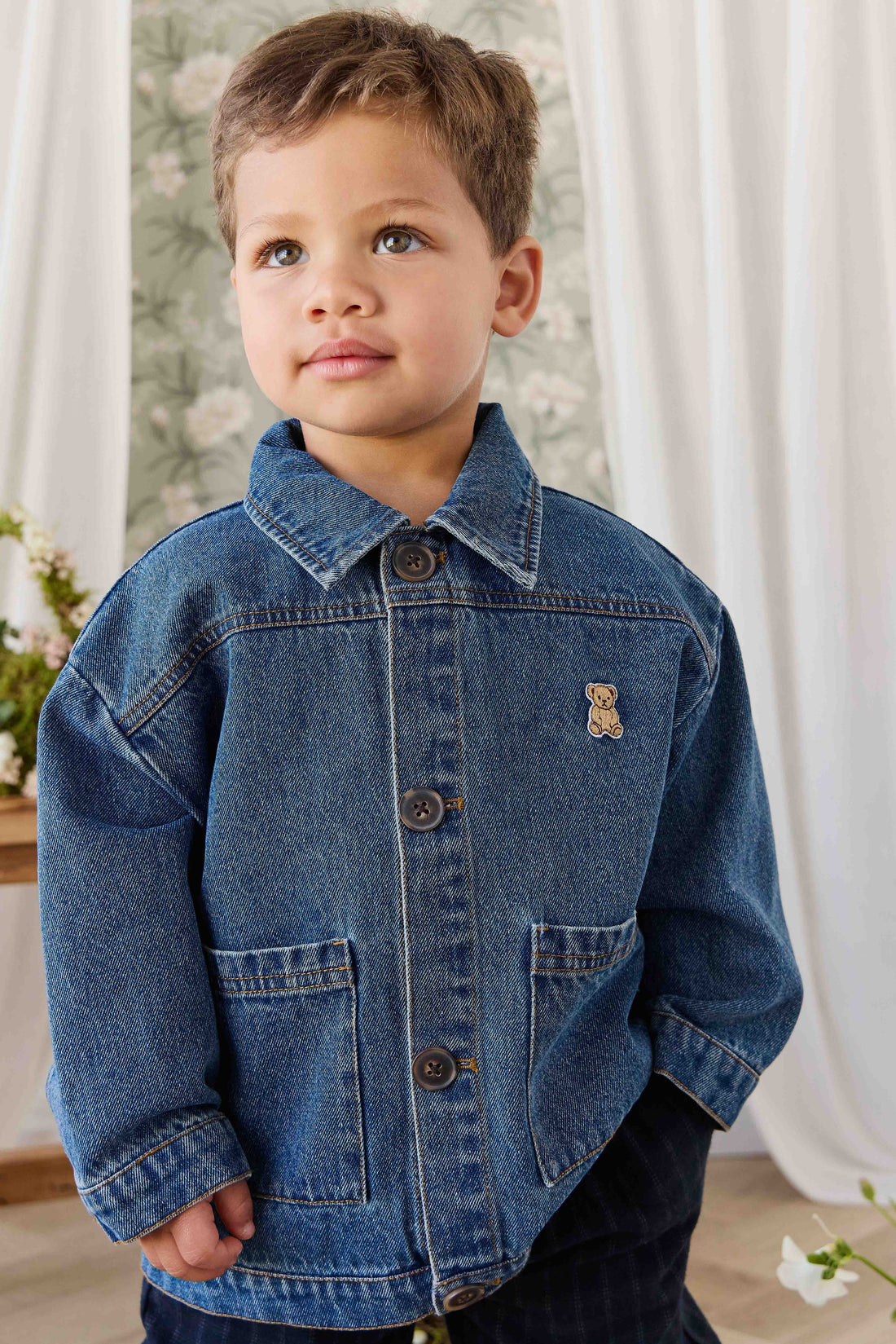 Lennox Denim Jacket - Classic Denim Childrens Jacket from Jamie Kay Australia