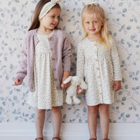 Dotty Knit Cardigan - Tulip Childrens Cardigan from Jamie Kay Australia