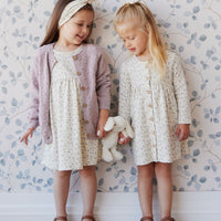 Dotty Knit Cardigan - Tulip Childrens Cardigan from Jamie Kay Australia