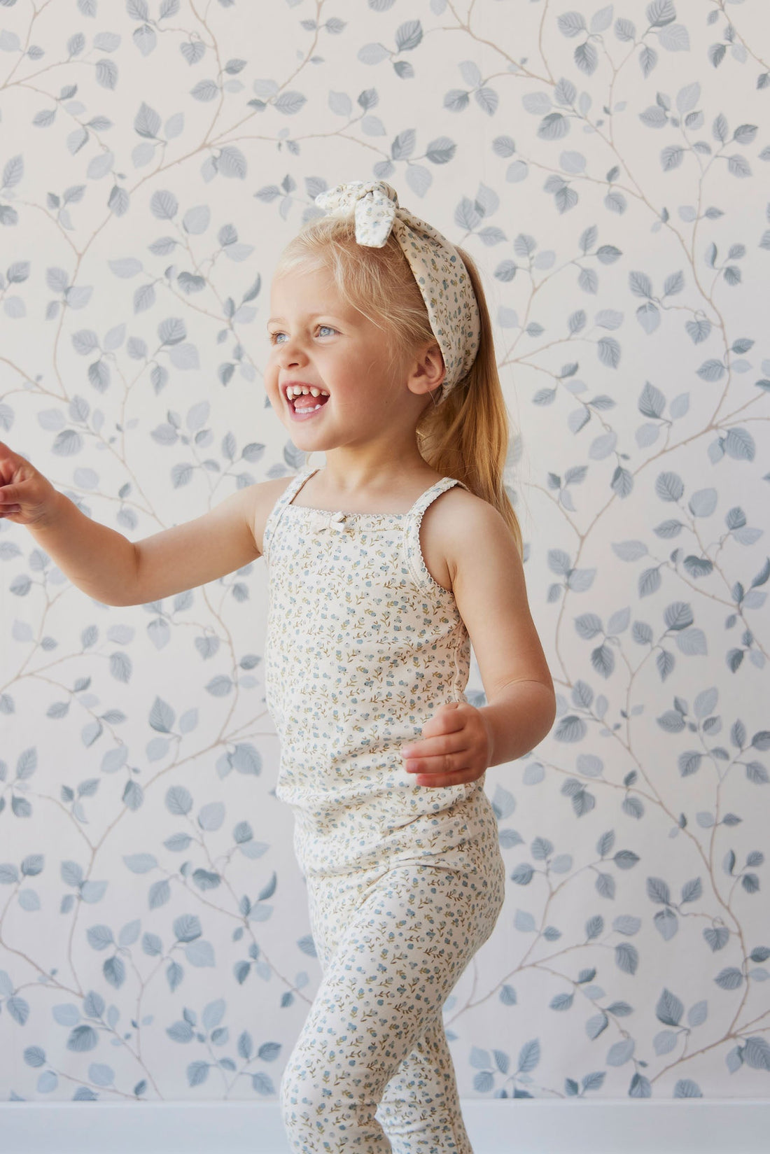 Organic Cotton Headband - Blueberry Fields Childrens Headband from Jamie Kay Australia