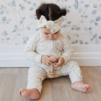 Organic Cotton Headband - Rosalie Fields Raindrops Childrens Headband from Jamie Kay Australia