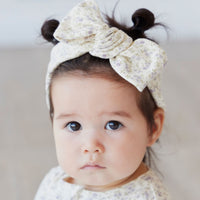 Organic Cotton Headband - Rosalie Fields Raindrops Childrens Headband from Jamie Kay Australia