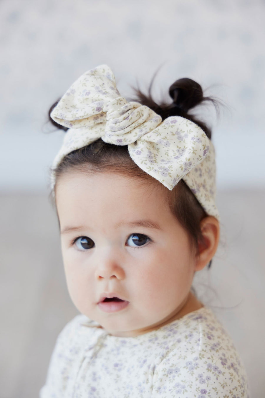 Organic Cotton Headband - Rosalie Fields Raindrops Childrens Headband from Jamie Kay Australia