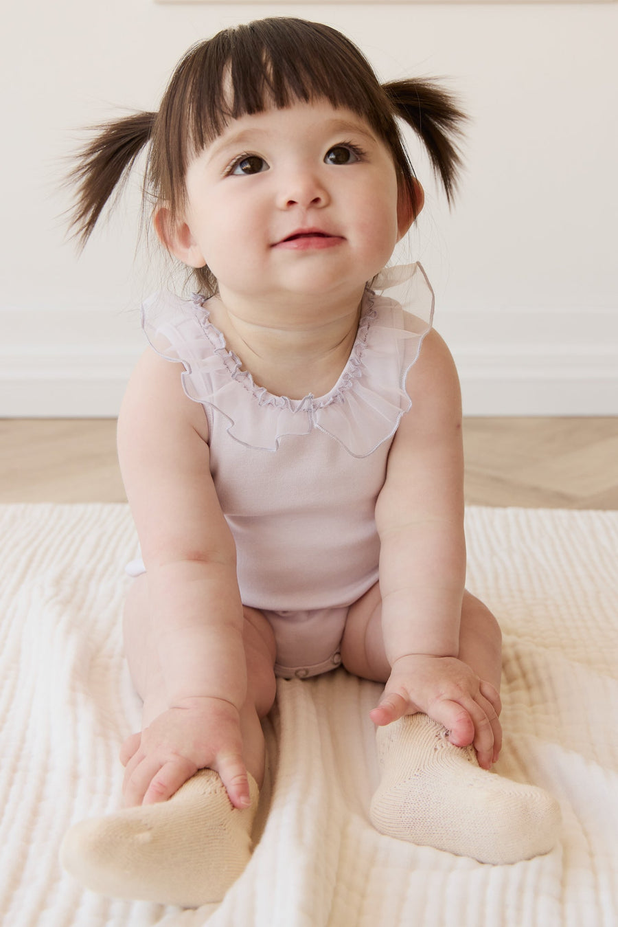 Adalyn Playsuit - Hydrangea Childrens Playsuit from Jamie Kay Australia