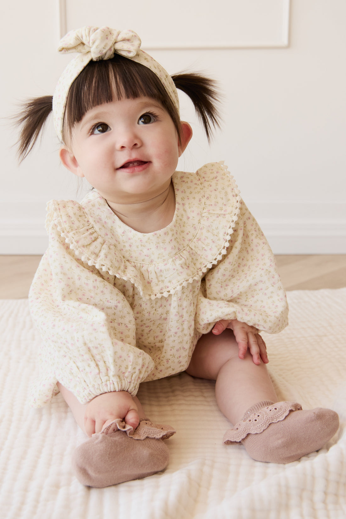 Organic Cotton Muslin Cleo Blouse - Pippa Pink Childrens Top from Jamie Kay Australia