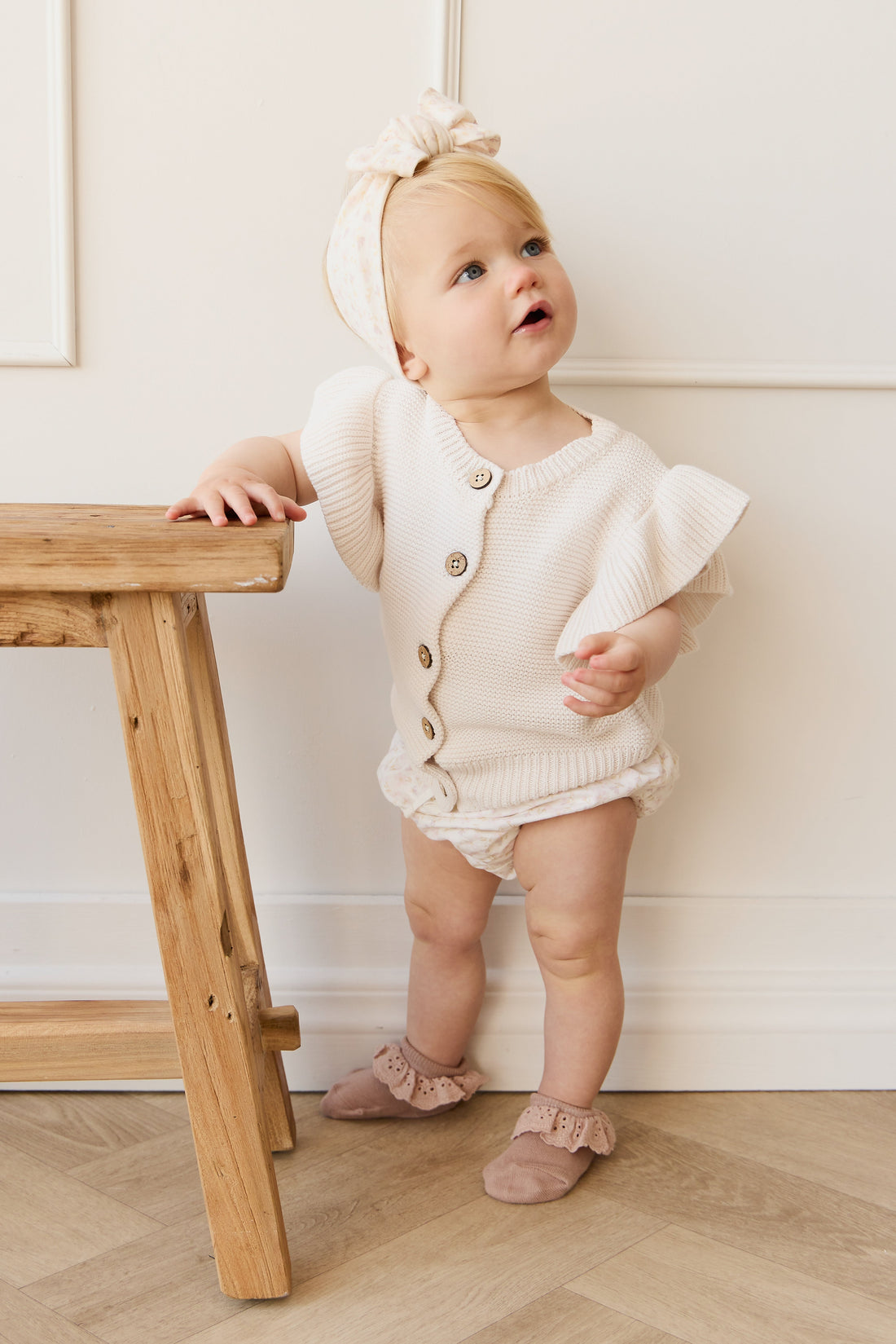 Organic Cotton Cleo Bloomer - Aries Mauve Childrens Bloomer from Jamie Kay Australia