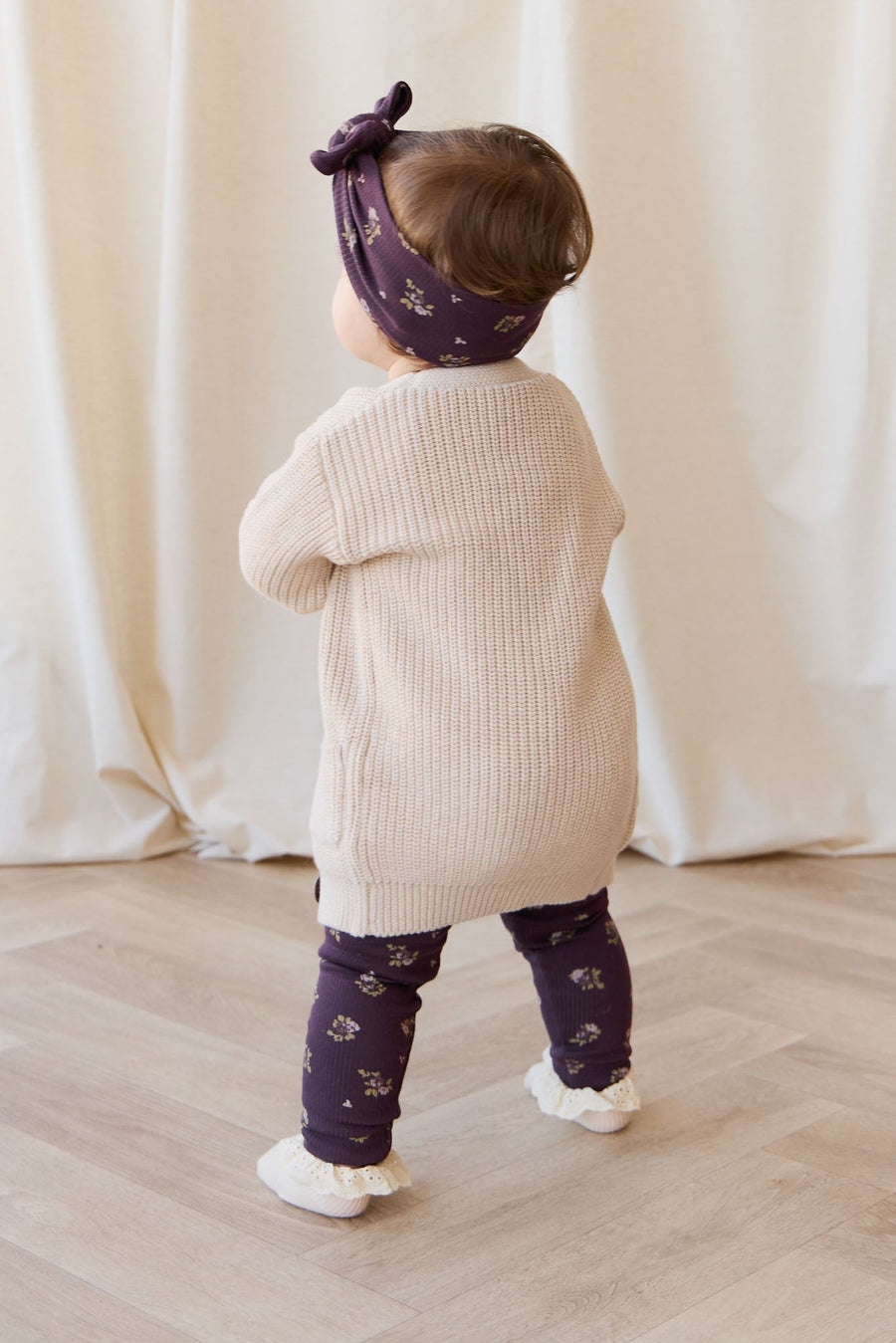 Siena Cardigan - Oatmeal Marle Childrens Cardigan from Jamie Kay Australia