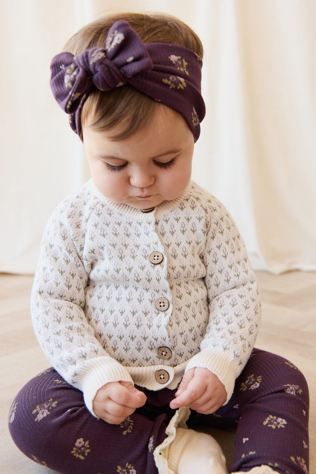 Savannah Jacquard Cardigan - Sheer Pink Childrens Cardigan from Jamie Kay Australia