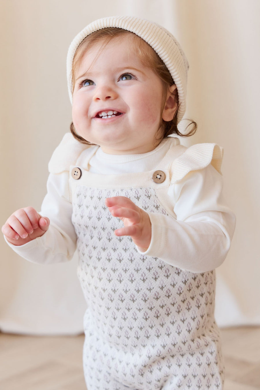 Savannah Jacquard Hat - Sheer Pink Childrens Hat from Jamie Kay Australia
