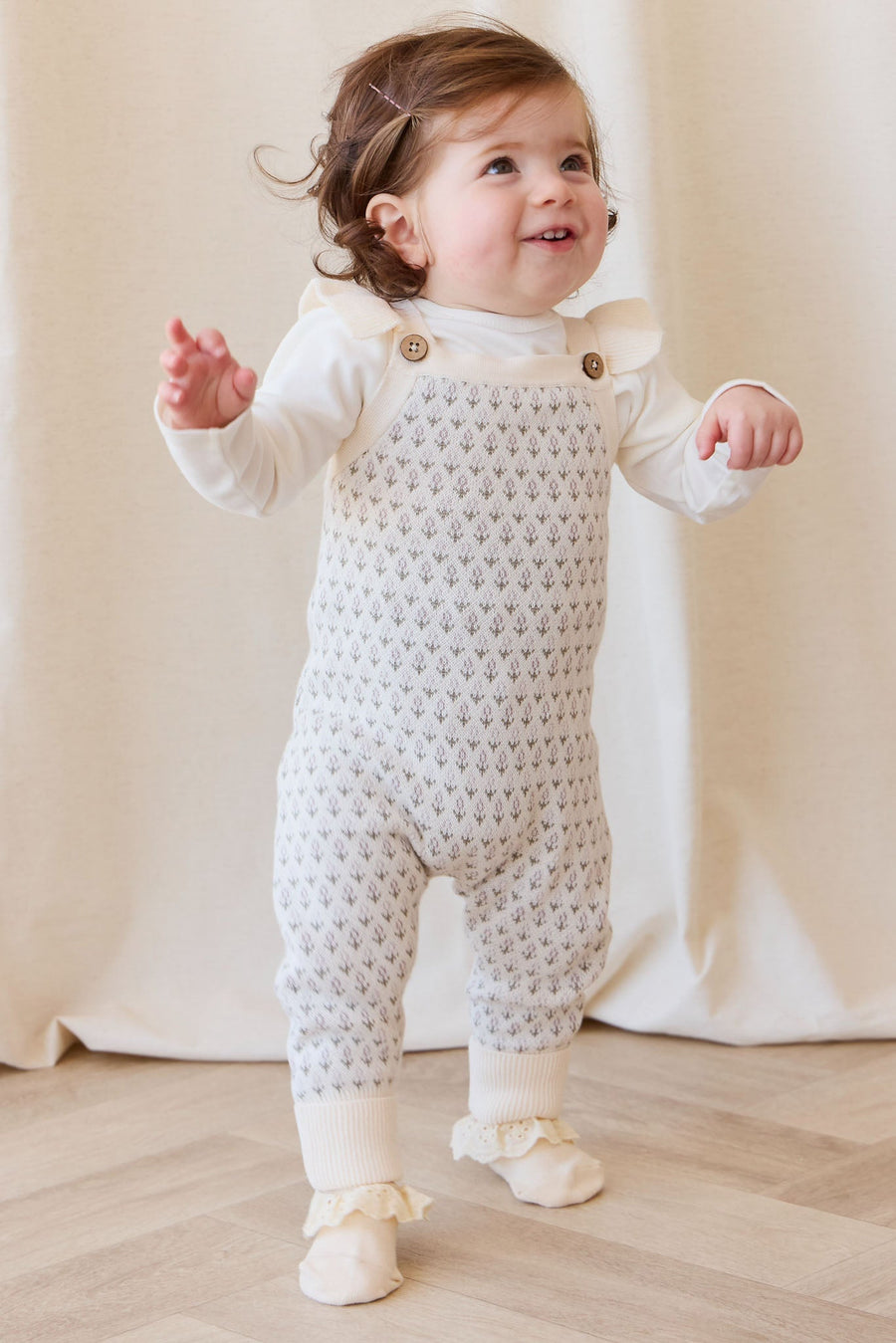 Savannah Jacquard Onepiece - Sheer Pink Childrens Onepiece from Jamie Kay Australia