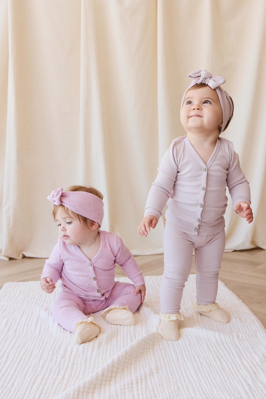 Organic Cotton Modal Everyday Legging - Orchid Marle Childrens Legging from Jamie Kay Australia