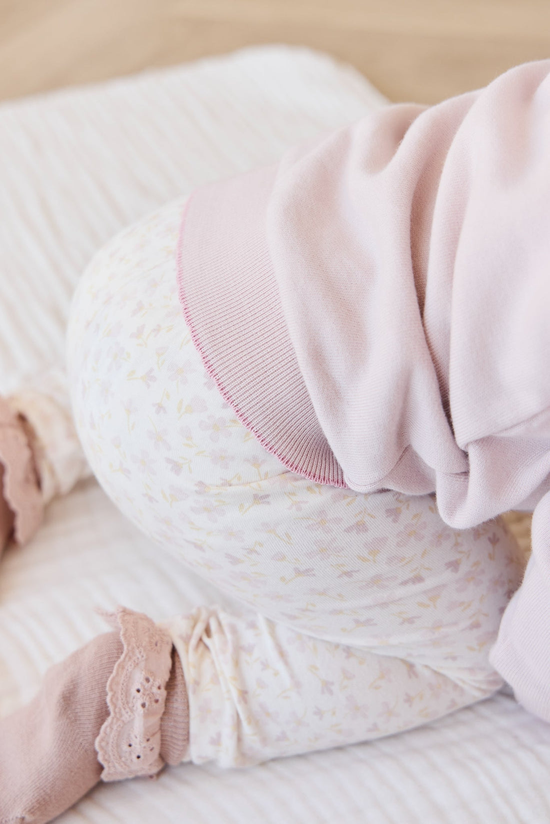 Organic Cotton Everyday Legging - Aries Mauve Childrens Legging from Jamie Kay Australia