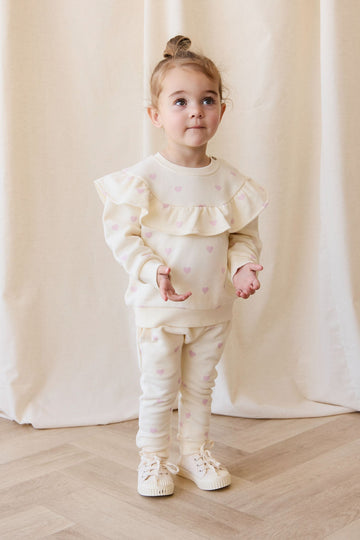 Organic Cotton Mckinley Sweatshirt - Mon Amour Lotus Childrens Top from Jamie Kay Australia