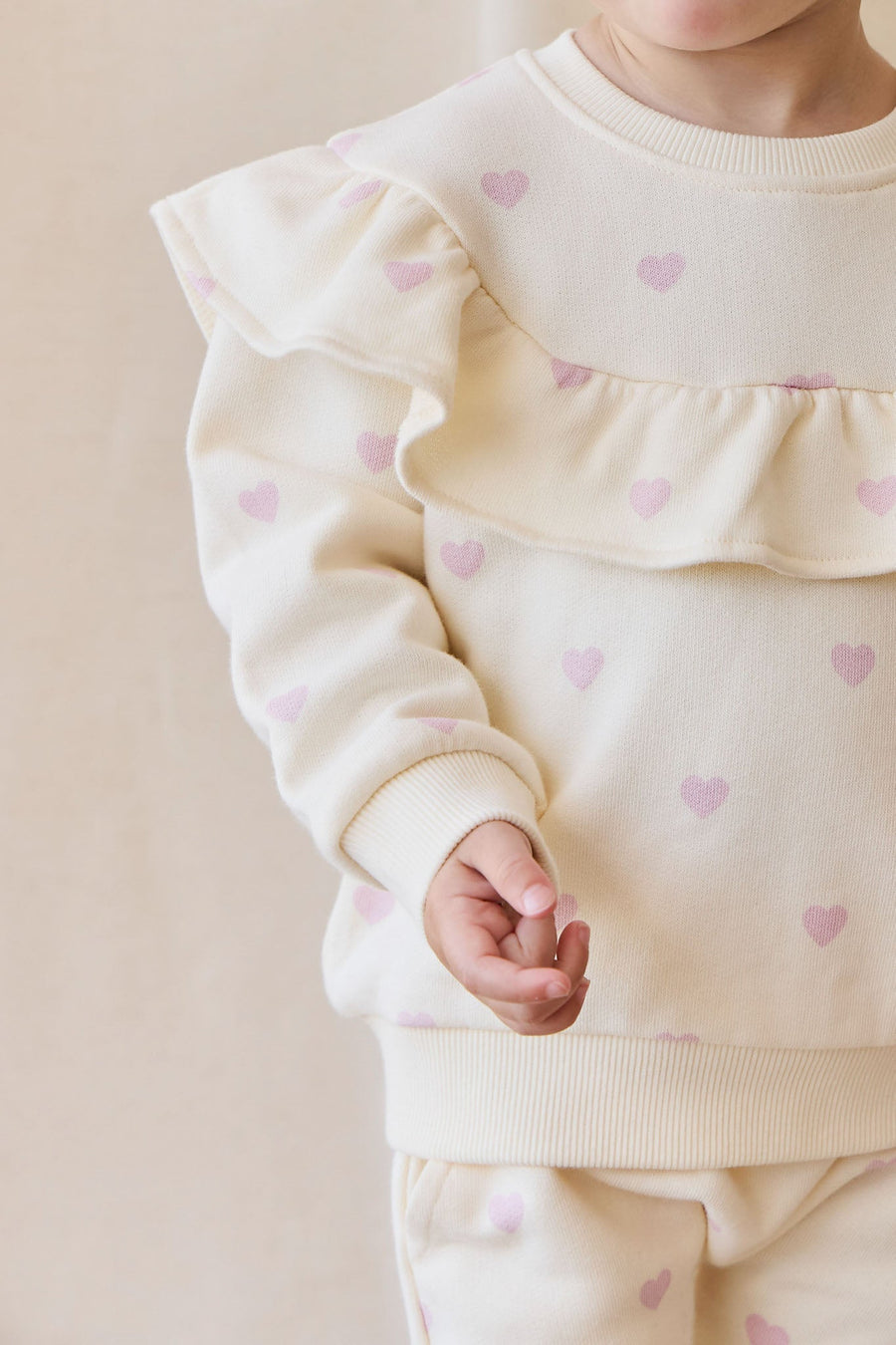 Organic Cotton Mckinley Sweatshirt - Mon Amour Lotus Childrens Top from Jamie Kay Australia