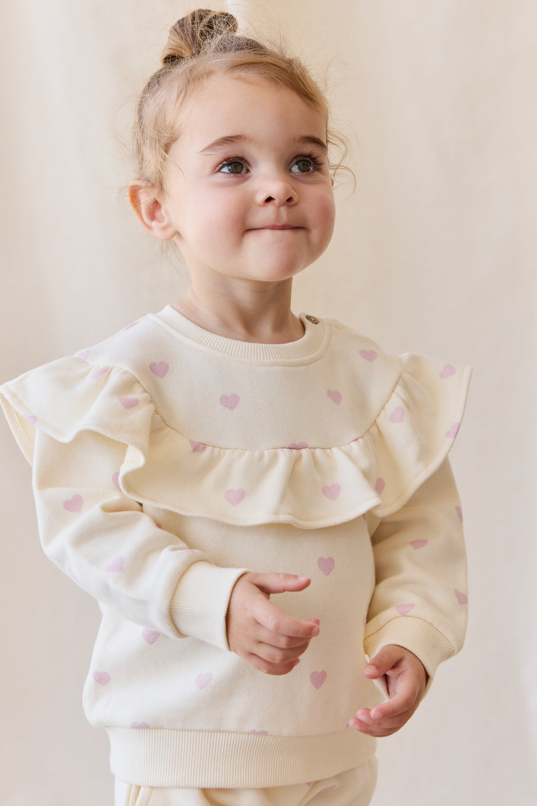 Organic Cotton Mckinley Sweatshirt - Mon Amour Lotus Childrens Top from Jamie Kay Australia