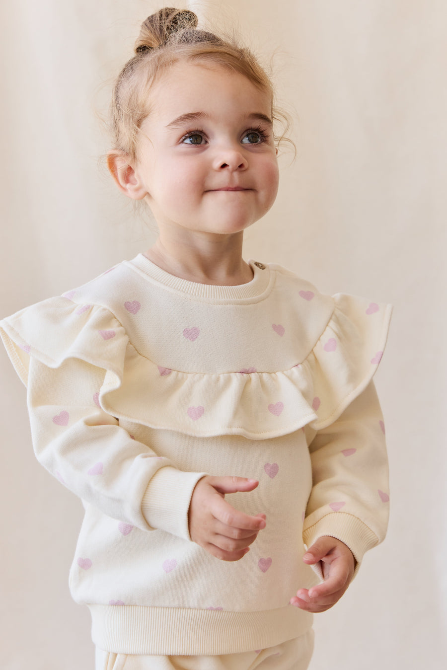 Organic Cotton Mckinley Sweatshirt - Mon Amour Lotus Childrens Top from Jamie Kay Australia