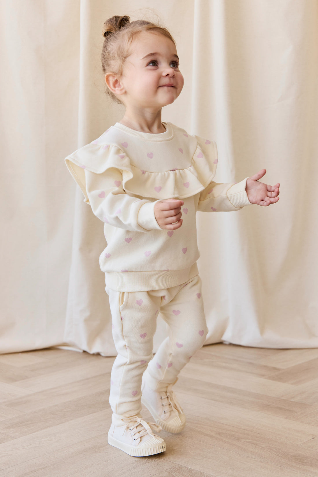 Organic Cotton Lilith Track Pant - Mon Amour Lotus Childrens Pant from Jamie Kay Australia