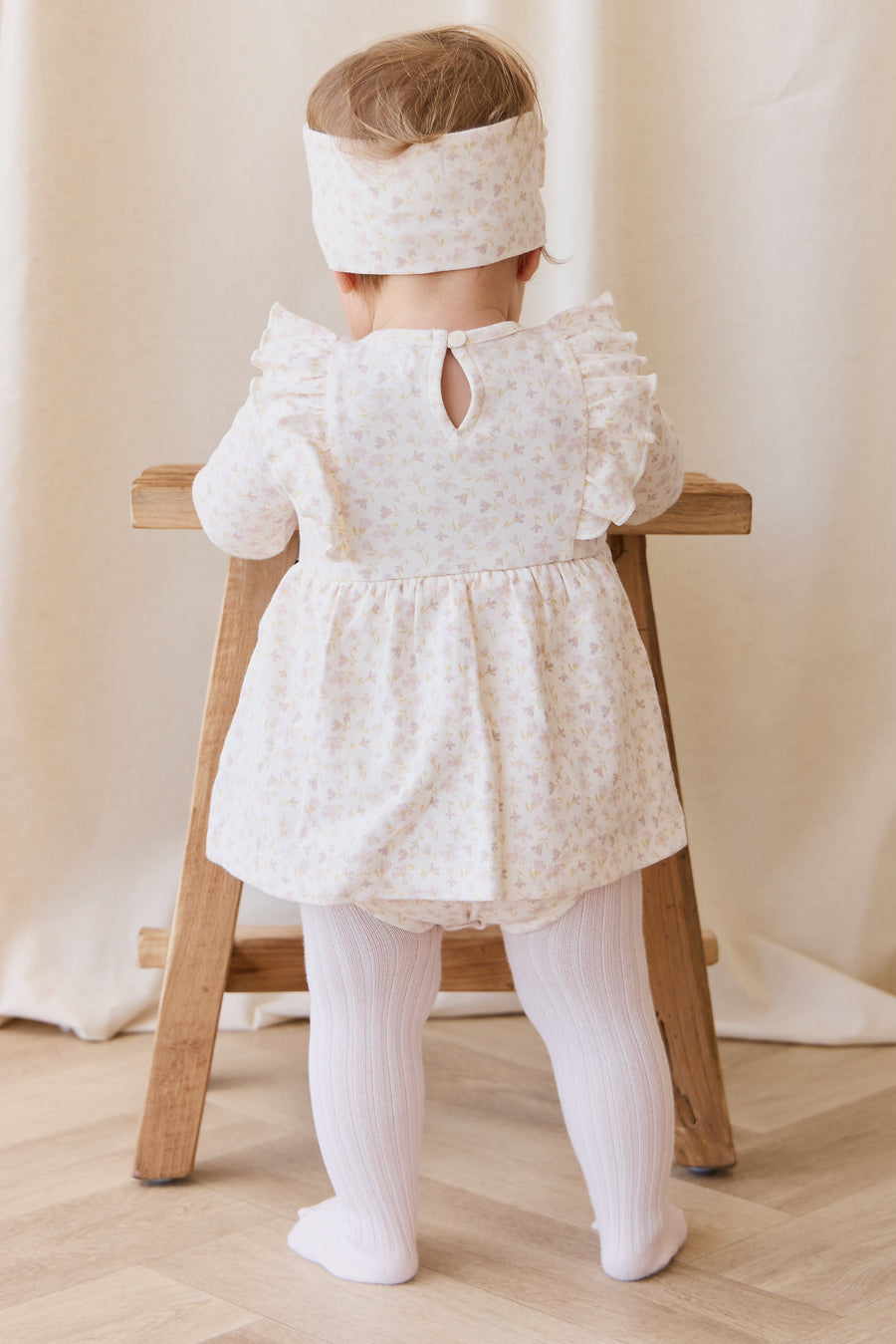 Organic Cotton Vivienne Playsuit - Aries Mauve Childrens Playsuit from Jamie Kay Australia