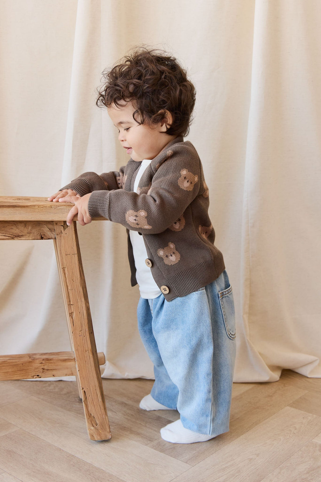 Rueben Pant - Antique Blue Childrens Pant from Jamie Kay Australia