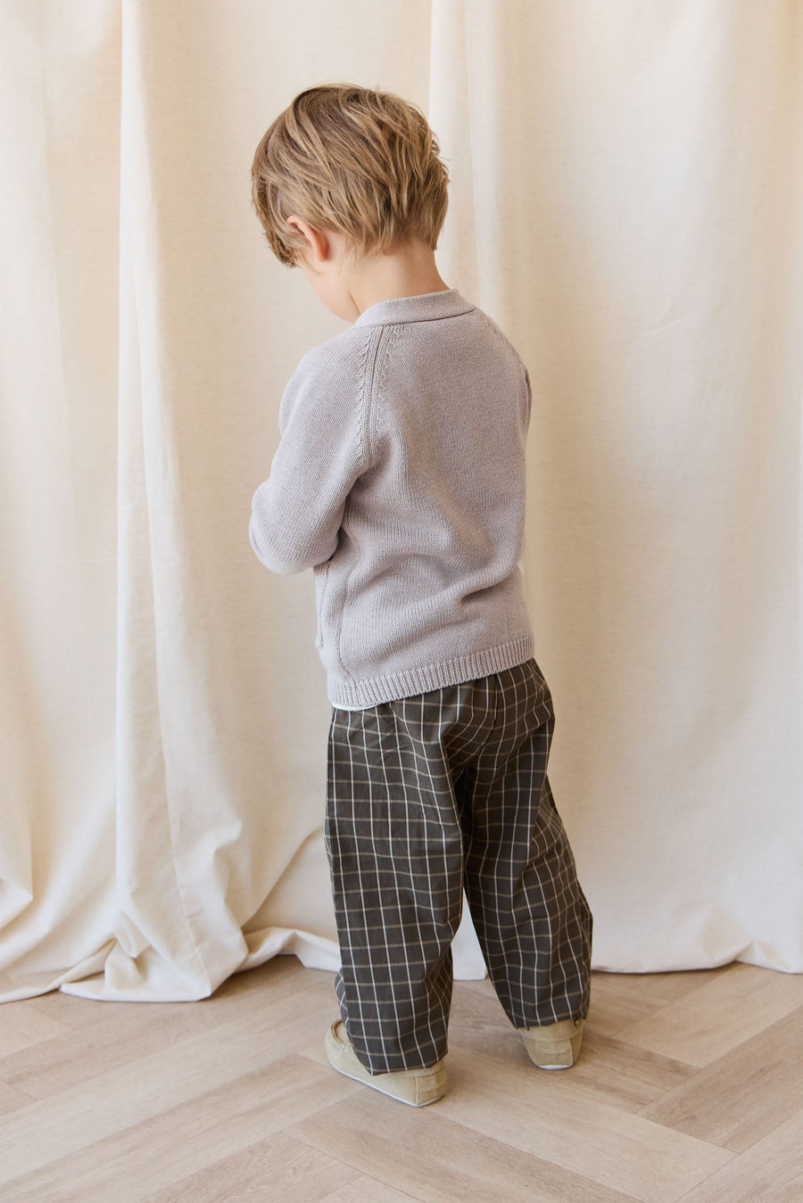 Franco Cardigan - Moleskin Marle Childrens Cardigan from Jamie Kay Australia